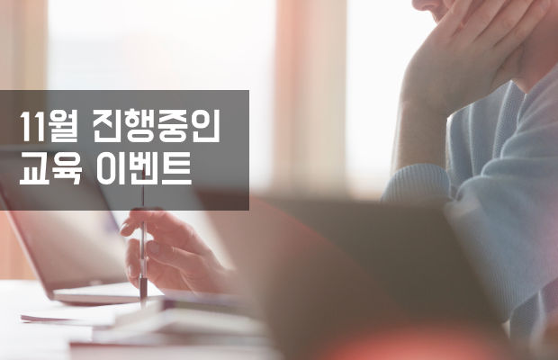 11월 진행중인 교육 이벤트